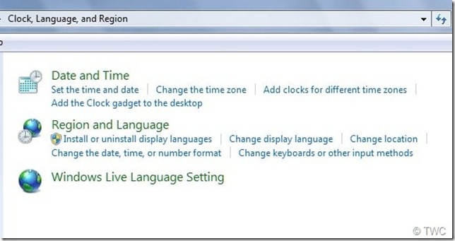 02 วิธีการเปลี่ยนภาษาใน Windows Live Essentials 2011