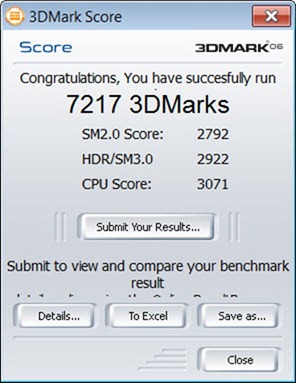 3DMark06 - 720 Small