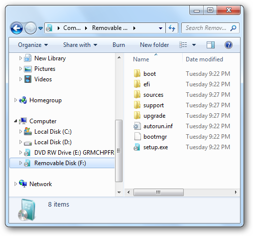 05 ลง Windows จากแฟลชไดรว์ผ่าน Windows 7 USB DVD Download Tool