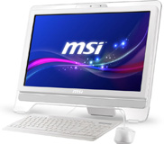 MSI Wind Top AE2071 ที่เป็น All-in-One PC สีสันขาวใส ขนาดหน้าจอ 20 นิ้ว สเปก i3 แรม 8GB