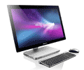 Lenovo IdeaCentre A720 อีกหนึ่งเครื่อง all-in-one ที่มาพร้อมจอสัมผัส 10 จุด