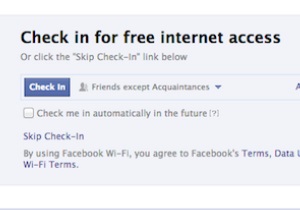 Facebook Wi-Fi เช็คอินแล้วได้ใช้อินเตอร์เน็ตฟรี เริ่มใช้งานในต่างประเทศแล้ว