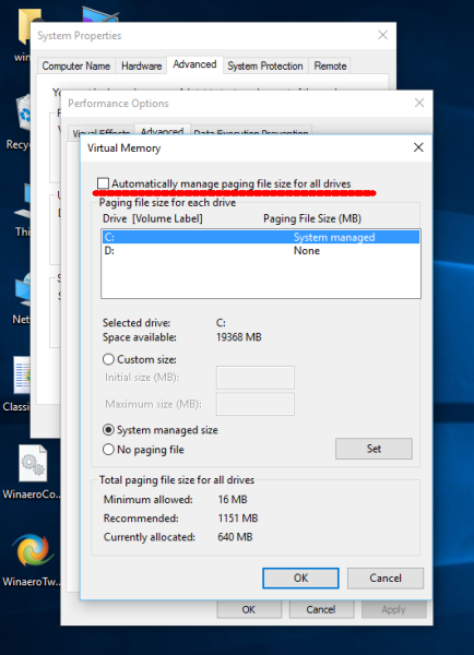 Windows 10 page file settings-4