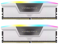 CORSAIR Vengeance RGB DDR5 32GB (16GBx2) CL40 5200 White