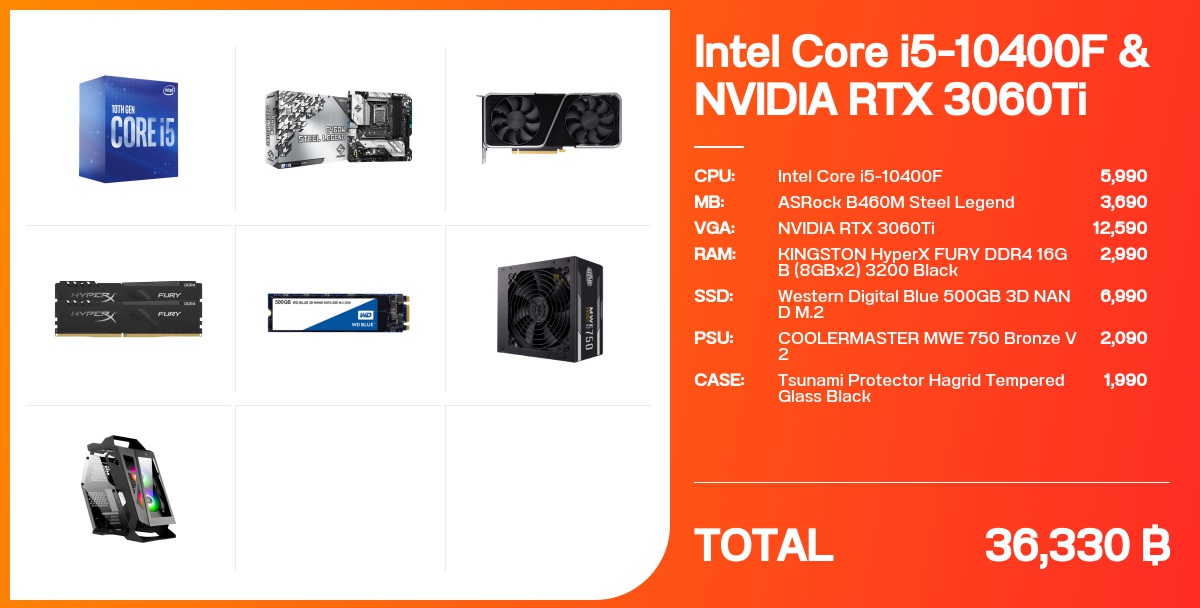 ハイスペック】RTX3060ti Intel i5 10400F 着膨れる ゲーミング