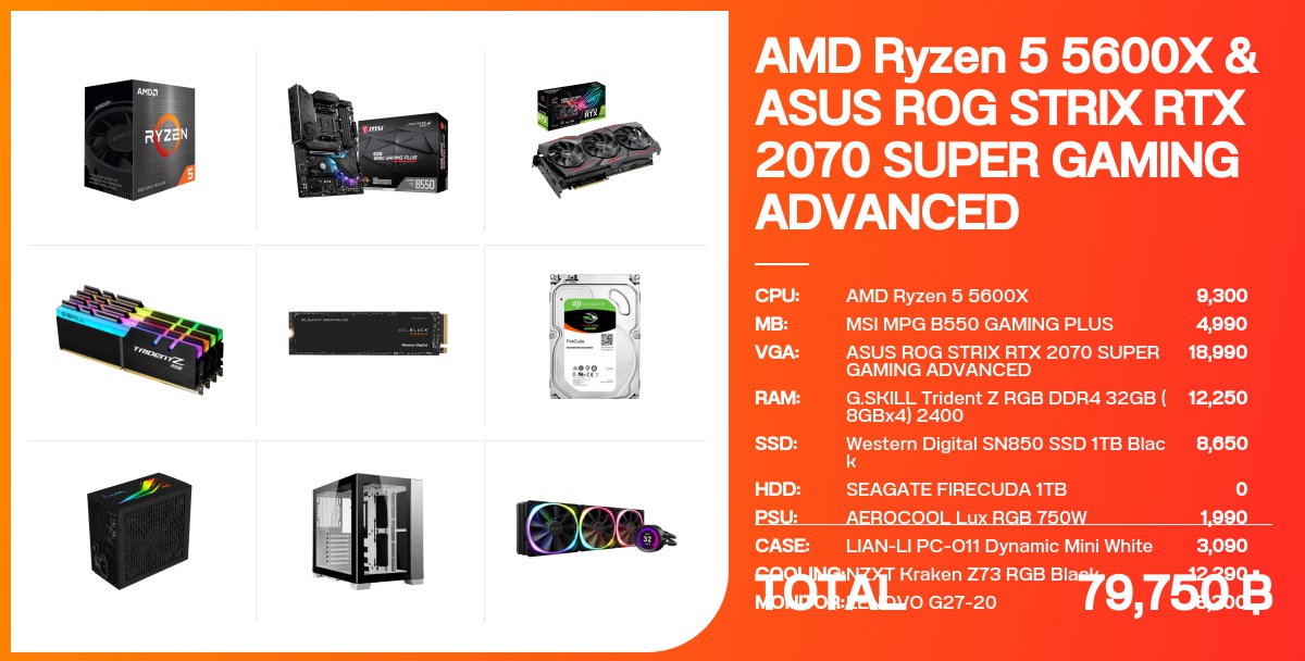 AMD Ryzen 5 5600X & ASUS ROG STRIX RTX 2070 SUPER GAMING ADVANCED