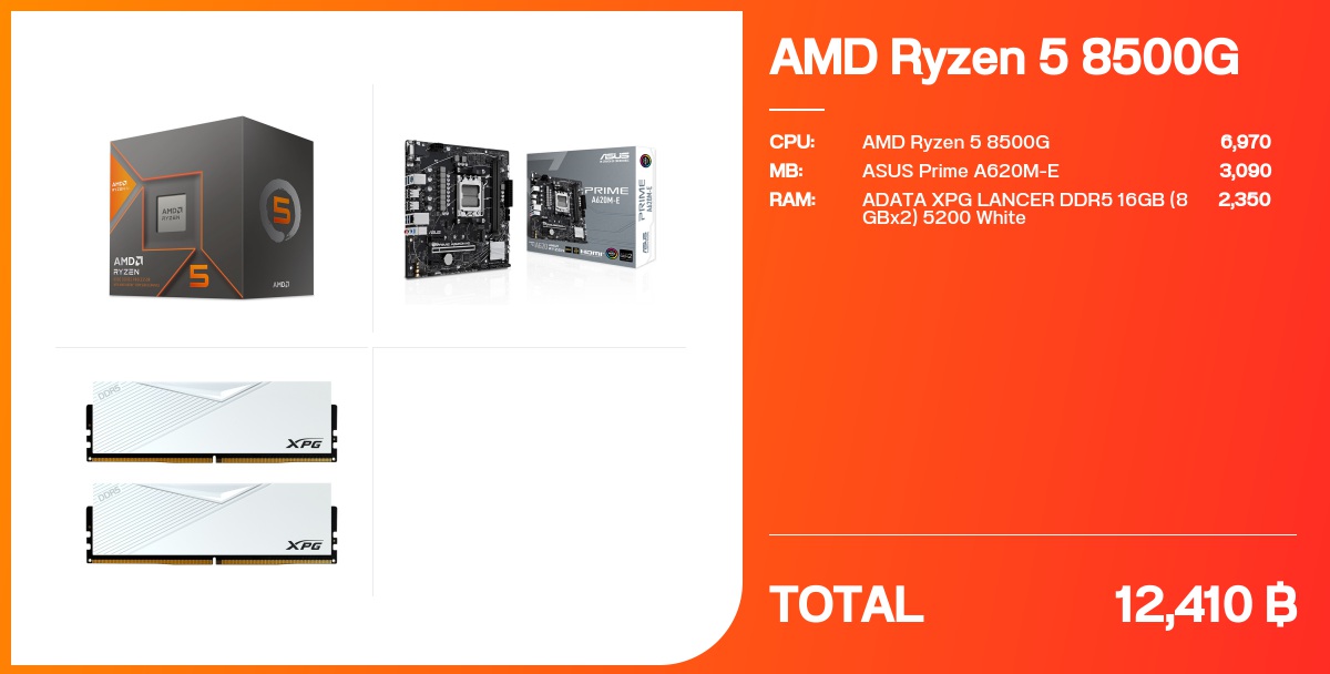 AMD Ryzen 5 8500G - จัดสเปค - Notebookspec