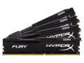 KINGSTON Hyper-X Fury DDR4 32GB (8GBx4) 2666 Black 