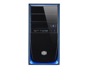 COOLER MASTER Elite 343 USB 3.0 (Black-Blue)