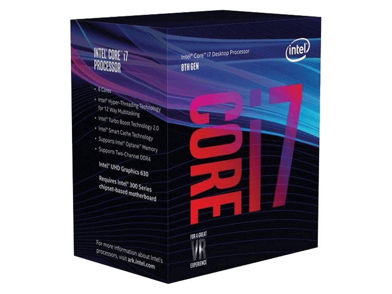 ซีพียู INTEL Core i7-9700F (แคช 12MB, 3.00 GHz, 8C8T) ราคา จัดสเปค