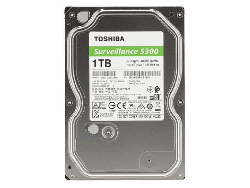 Toshiba Surveillance S300 1TB HDWV110UZSVA