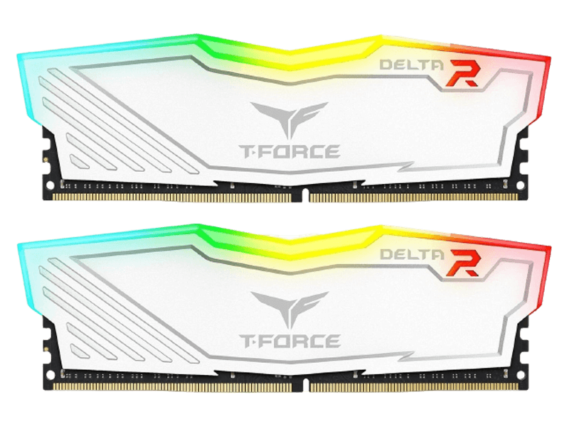 Teamgroup T Force Delta Rgb Ddr4 16gb 8gbx2 3200 White ราคาแรม