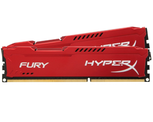 KINGSTON Hyper-X Fury DDR3 16GB (8GBx2) 1600 Red