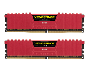 CORSAIR Vengeance LPX DDR4 8GB 3200 (4GBx2) Red