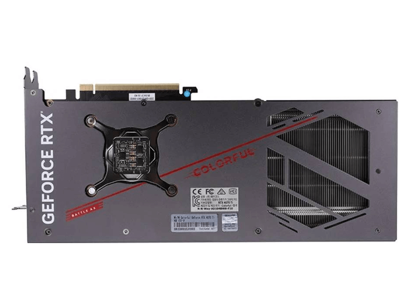 Placa de vídeo Colorful GeForce RTX 4070 Ti NB EX-V - Placa de