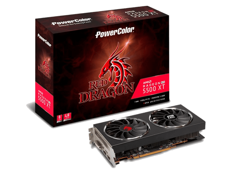 POWER COLOR Red Dragon RX 5500 XT OC