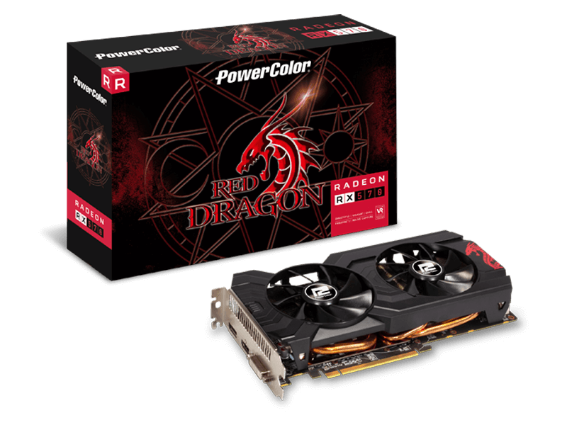 POWER COLOR Red Dragon Radeon RX 570 - ราคาการ์ดจอ