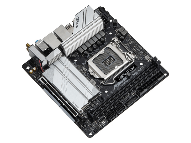 Asrock z590m itx ax обзор