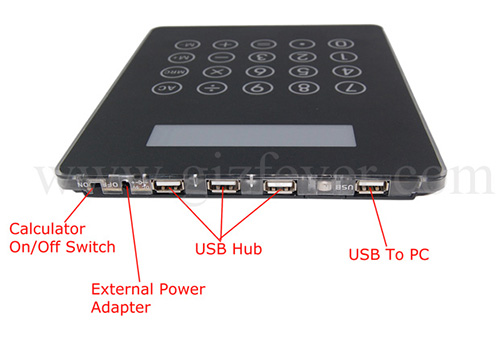 CalculatorMousePadwithHUB-2