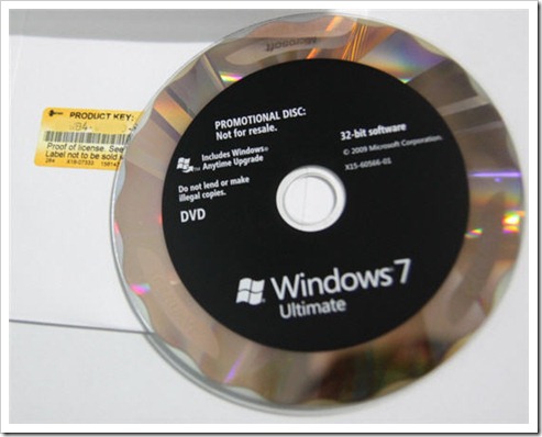 แผ่น Windows 7 x64