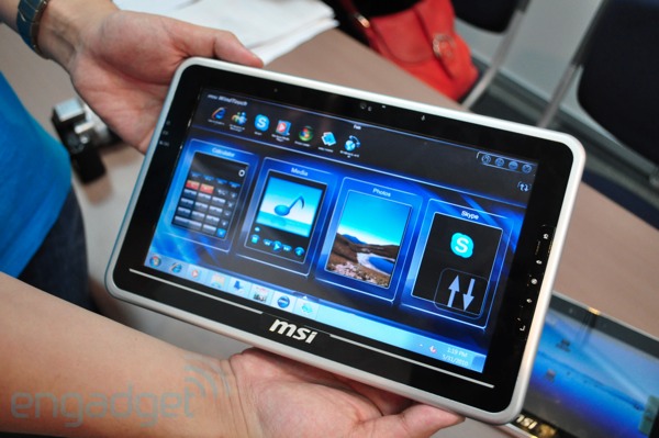 002 MSI กำลังรอ Intel สำหรับ Windows 7 Tablet ส่วน Android จะมาก่อนสิ้นปี