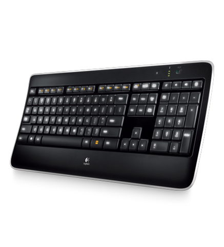 Wireless Illuminated Keyboard K800 Glamour Image LG