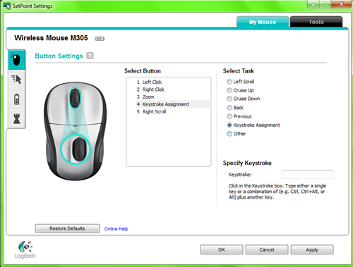 Wireless Mouse M305 B-10