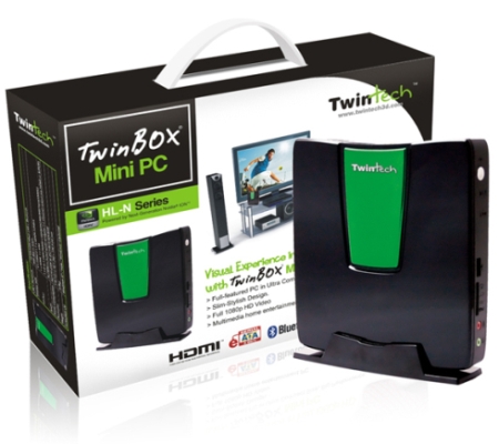 03-01 TwinTech เปิดตัว Nettop TwinBox อีกหนึ่ง Atom Dual Core และ NVIDIA ION