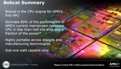 04-01 AMD เปิดเผยข้อมูลของ CPU นาม Bobcat โคตรประหยัดพลังงานสุดยอด
