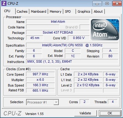 CPU-Z - 1
