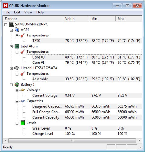 Hardware Monitor after Burn-In