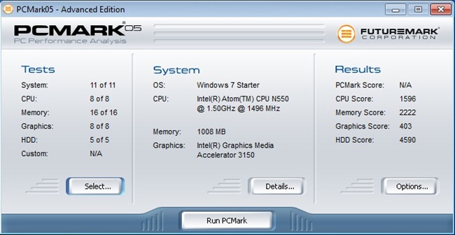 PCMark05 Score