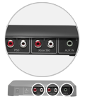 Three audio inputs