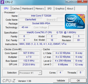 n4g GX640i7 CPU Z 1