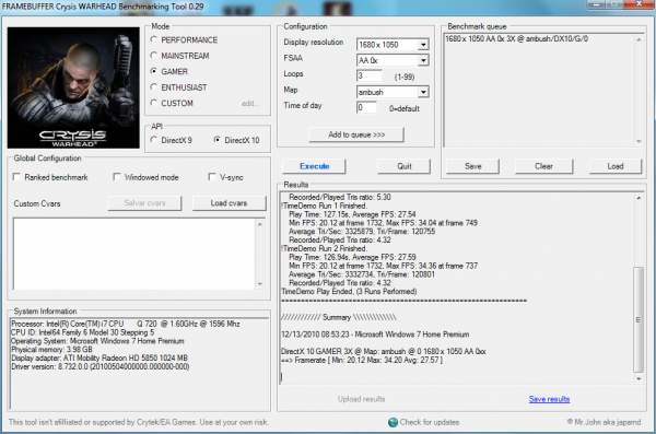 n4g GX640i7 Crysis Rec