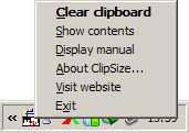 02 ClipSize ดูขนาดและล้างข้อมูลจาก Clip Board