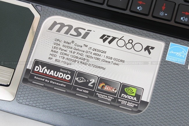 09 MSI GT680R