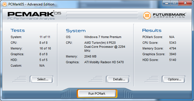 PCMark05