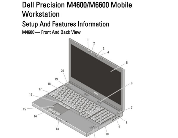 Dell Precision M4600M6600 Manual