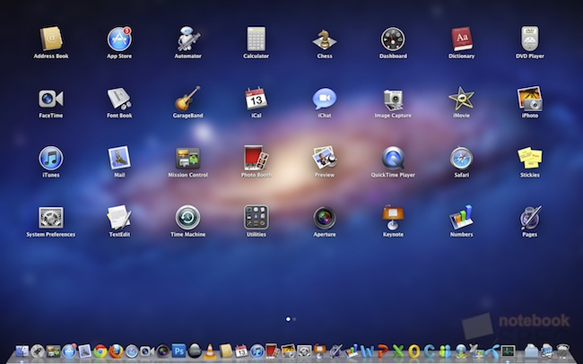 Software Mac OS X Lion 7
