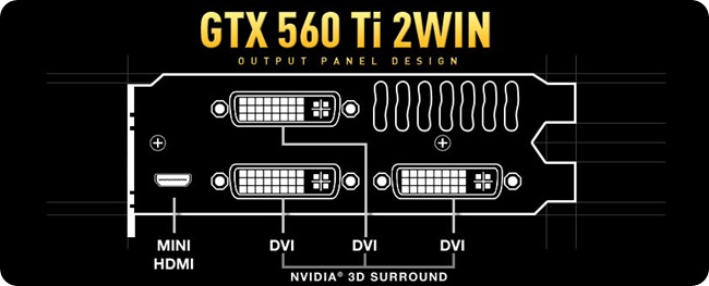 EVGA GeForce GTX 560 Ti 2Win 5
