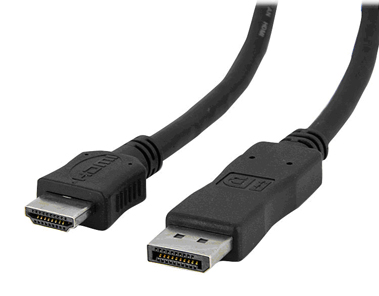 DisplayPort to HDMI video converter cable