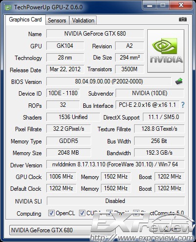 nvidia gtx 680 amp