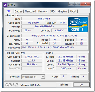 u310 cpu-z