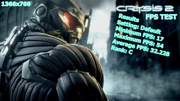 Crysis2 FPS Test