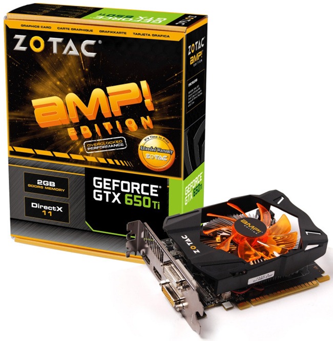 ZOTAC GeForce GTX 650 Ti amp