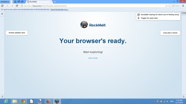 Start Rockmelt