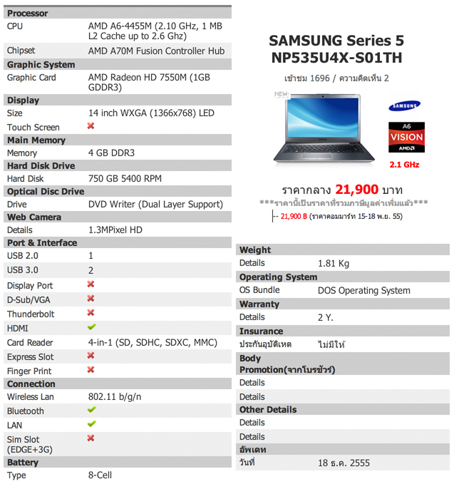 spec ss s5 AMD