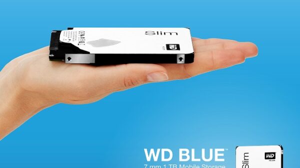WDBlue 7mm 1TB Re