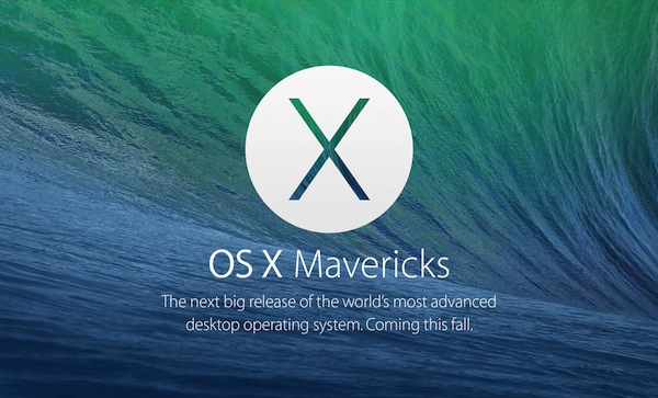 mac os x mavericks apple 1